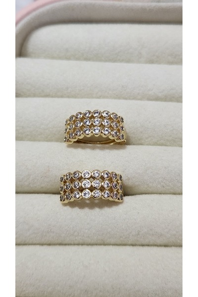 Akiha Aksesuar Premium Xuping Earrings with Round Zircon Stone
