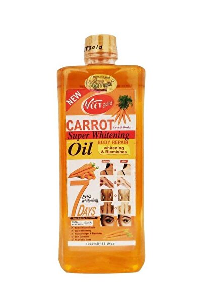 Veet Carrot Face and Body Super Whitening Body Repair Oil 1000ml