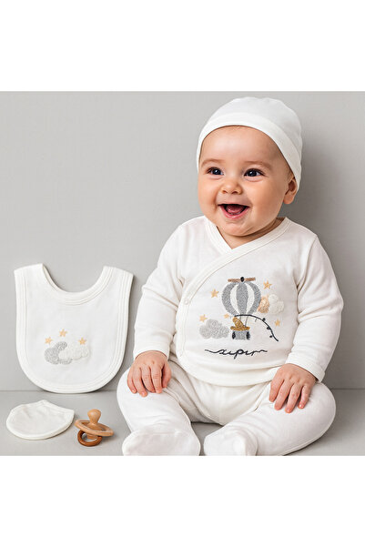 Zıpır Baby 5 li Hastane Çıkışı Nakışlı