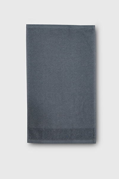 Benetton Home Рушник для ванної кімнати, рушник для обличчя, рушник для тіла, темно-сірий, 100% бавовна, набір з 3 штук, 70x140 см, 50x90 см, 30x50 см