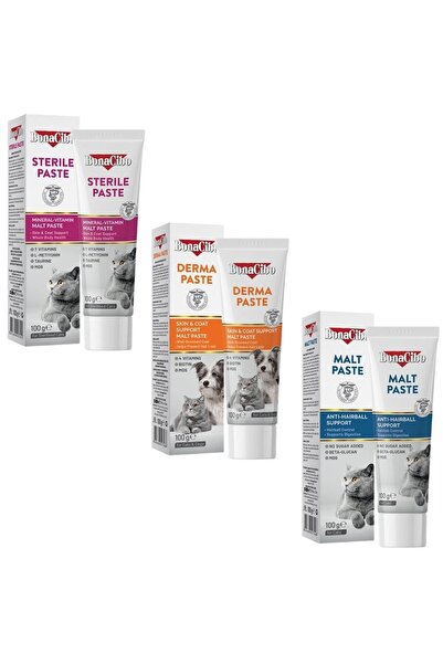 BonaCibo 3 lü Ekonomik Set Multivitamin-Malt Macun-Derma Paste