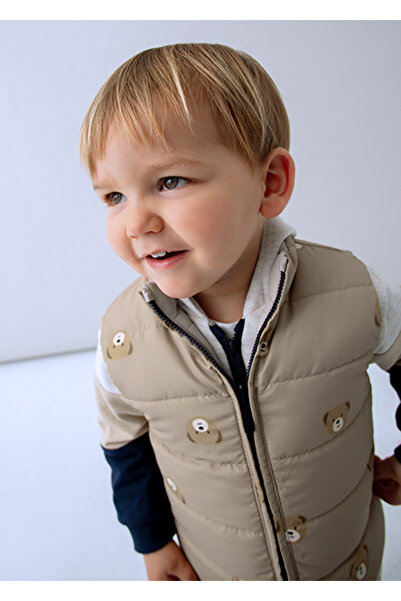 MAYORAL Blue Baby Boy Double Sided Inflatable Vest 2348