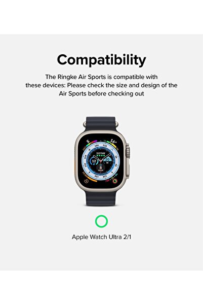 Ringke Apple Watch Ultra 49mm Case | Air Sports Series | Warm Grey