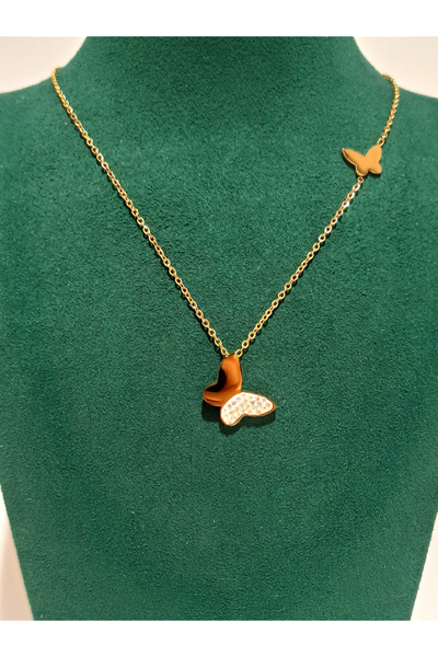 Monalisa Home قلادة فاخرة ذات لون ذهبي