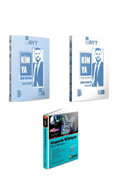 Garantör Akademi 2026 görkem şahin ayt kimya video ders kitabı ve soru bankas...