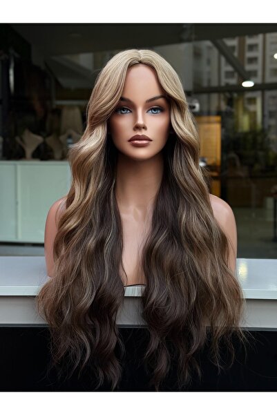 Fenomen Peruk Karamel Kahve Röfleli Özel Seri Saç Peruk
