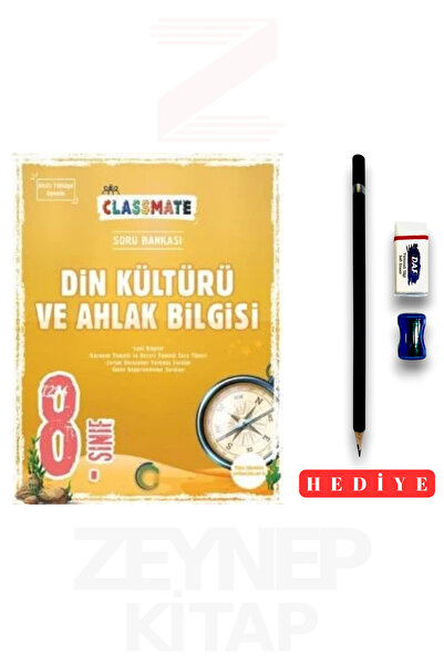 Okyanus Yayıncılık 8.Sınıf Classmate Din Kültürü ve Ahlak Bilgisi Soru Bankası 2025-26(Kalem Seti Hediyeli)