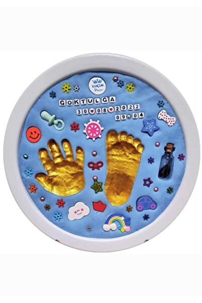 teknotrust Renkli Bebek El ve Ayak İzi Hatıra Seti, Sevimli ve Anlamlı Hatıra...