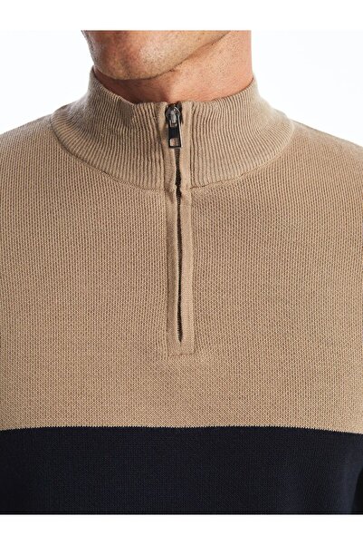 LC Waikiki Ανδρικό πλεκτό πουλόβερ με μακρυμάνικο γιακά