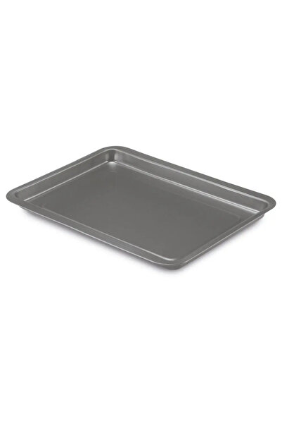 Carrefour Home Carrefour Home oven tray, rectangular shape, chrome steel, 36.8x28x2.1 cm, Gray