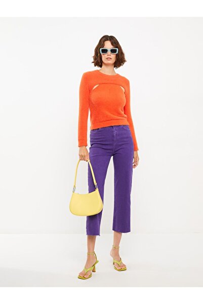 LC Waikiki Crew neck solid long sleeve women knitwear sweater