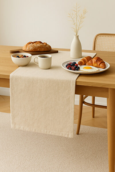 MEKİK BUTİK Runner din in natural - 40x140