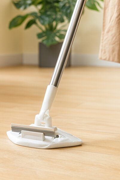 Mersi SHOP Islak Mendil Uyumlu Pratik Çek Çekli Mop – Ahşap Parke Seramik Zem...