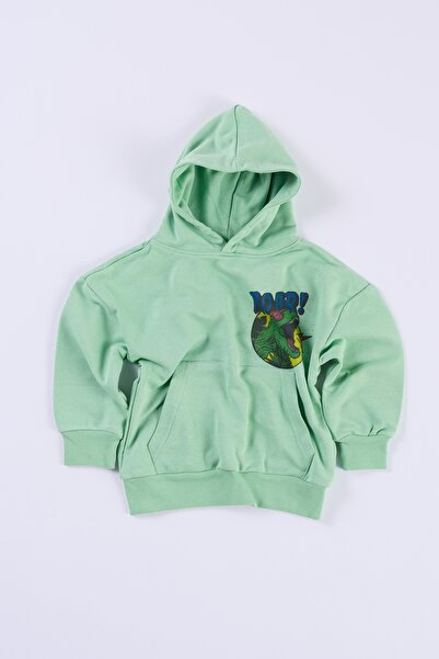 Bondberro Hooded Kangaroo Pocket Boys' Sweatshirt 100% Cotton