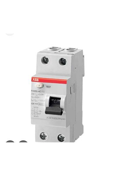 1x25A 30mA AC FH202 Kaçak Akım Koruma Rölesi