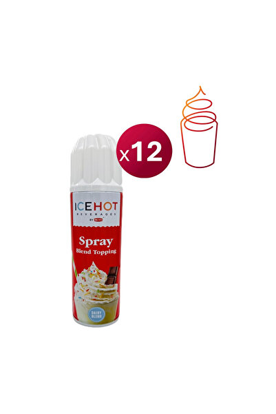 Rich's IceHot by Spray Blend Topping - Şekerli Sprey Krem Şanti - 250 GR x 12...
