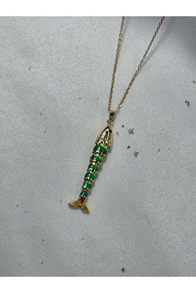 LSN قلادة على شكل سمكة تلعب بلونًا زاهيًا