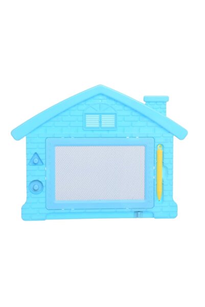 Aroma Magnetic Drawing, Writing Board for Kids–Shaped Sketch Pad with Pen, 20 x 25 cm, blue