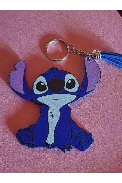 Lades سلسلة مفاتيح ستيتش اللطيفة - زينة للحقيبة / شخصية مفتاحية