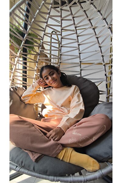 damla kids wear Girls' Long Sleeve Stylish Set, Tracksuit, Comfortable, Modern Style