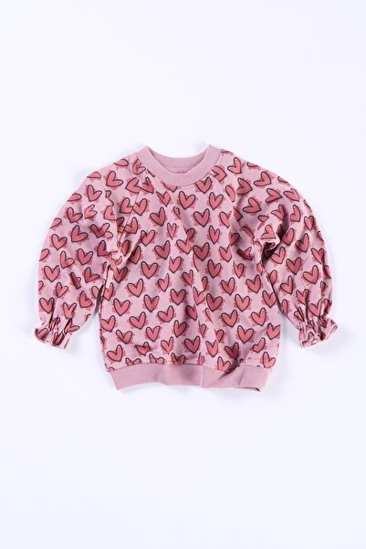 Bondberro Kız Çocuk Sweatshirt %100 Pamuk