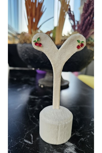 Betymery Aksesuar Xuping 14k Çocuk Kiraz Küpe - modern hediye seçeneği şık tasarım