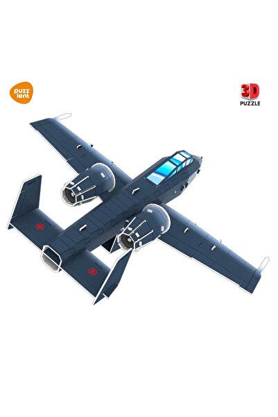 puzzlent A-10 Warthog 3D Puzzle – Gökyüzünün Güçlü Savaşçısı