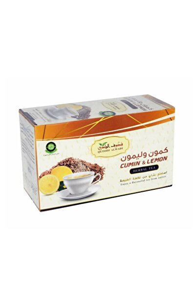 Qutoof Alwadi Natural cumin and lemon drink from Qatouf Al Wadi - 24 bags