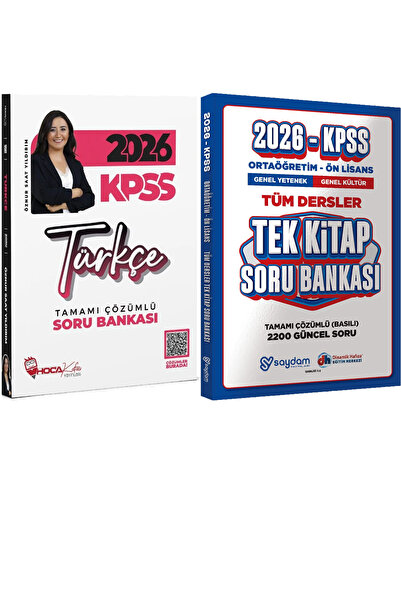 Hoca Kafası Yayınları 2026 KPSS Türkçe Soru Bankası Çözümlü Öznur Saat Yıldır...