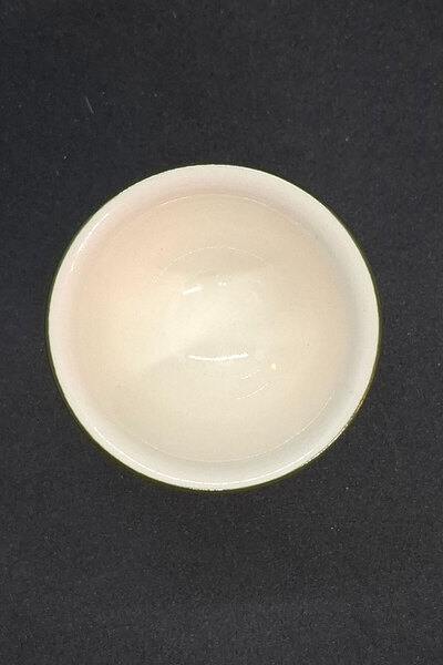 Villeroy & Boch Mettlach Hand Painted Vintage Egg Cup with Flowers 1 Piece