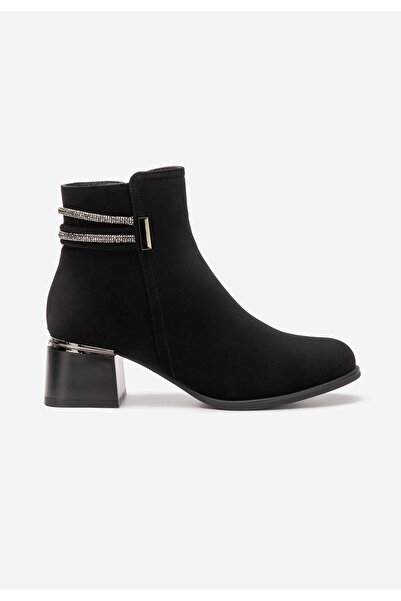 B T Shoes Botine elegante Amanda negre