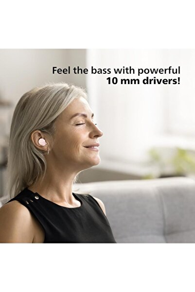 Philips TAT1209PK True Wireless Bluetooth Earbuds - Pink