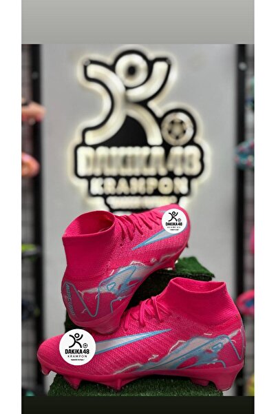 Store DAKİKA 48 KRAMPON PEMBE KİDS BİLEKLİ FUTBOL AYAKKABISI