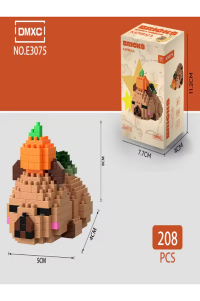 Bricks Kapibara Yapı Blokları E3075 – Mini Koleksiyon Figür Seti