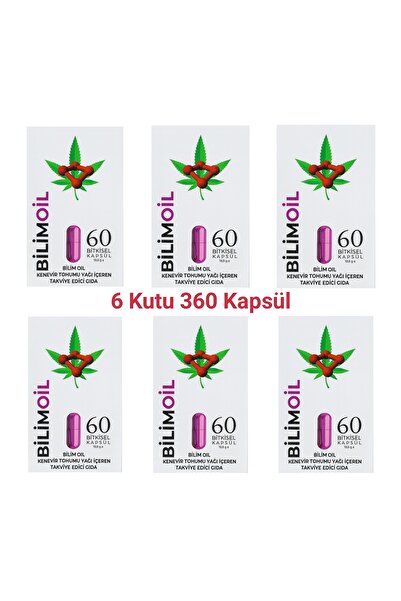 bilimoil Hücre Onarım Besin Takviyesi - 6 Paket 360 Kapsül - Bağışıklık ve Enerji Desteği