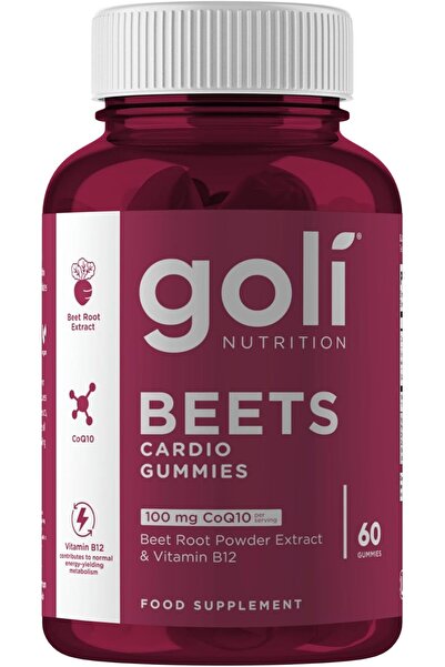 Goli Nutrition حلوى الشمندر القلبية من جولي - 60 قطعة / 150 جم