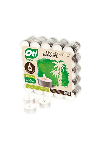 Oti Set 100 lumanari pastila ecologice Green