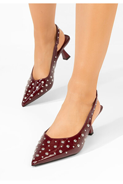 B T Shoes Trassie low-heeled shoes in dark green