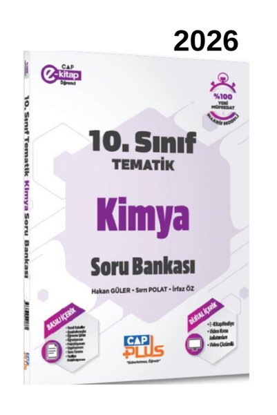 Çap Yayınları Çap 10. Sınıf Kimya Tematik Soru Bankası Maarif Modeli