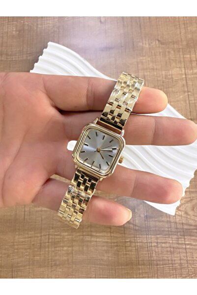 LOOQ Retro Cord Square Dial Women's Vintage Watch