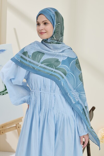 Modakaşmir Melia Pattern Bamboo Shawl