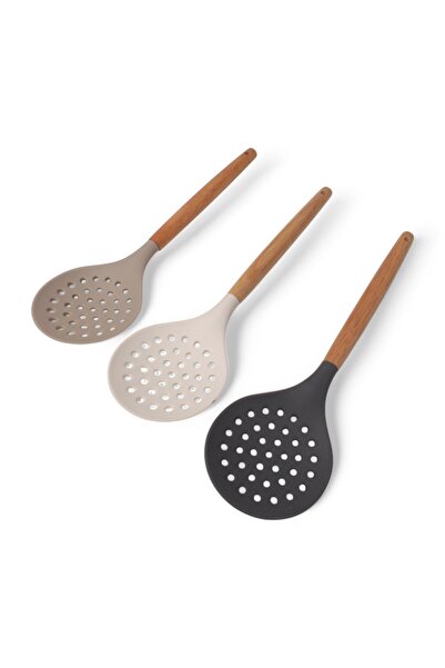 Balsa Grup Balsa Mrk Model Bamboo Handle Silicone Colander