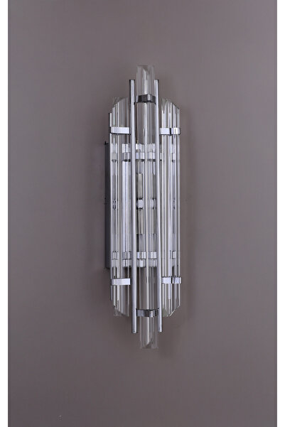 Elite Lighting Helenora Cam Modern Krom Renk Duvar Apliği