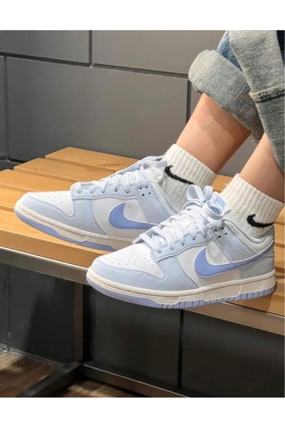 Nike Dunk Low Next Nature deri spor Ayakkabı mavi beyaz - rahat şık ve dayanıklı tasarım - dd1873-400