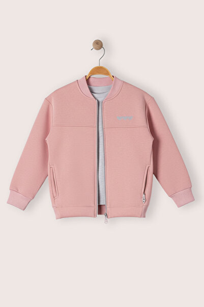 Minika Kız Çocuk 3’lü Şardonlu Eşofman Takımı – Şardonlu Hırka & Sweatshirt & Geniş Paça Alt