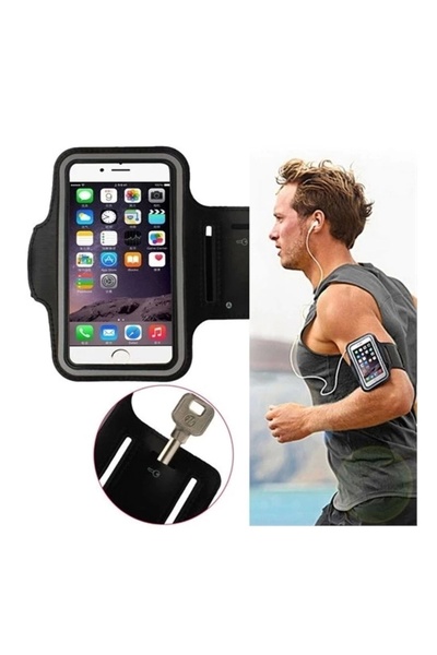 Corcoz İphone 17 Uyumlu Spor Ve Koşu İçin Telefon Tutucu Anahtar Ve Kulaklık ...