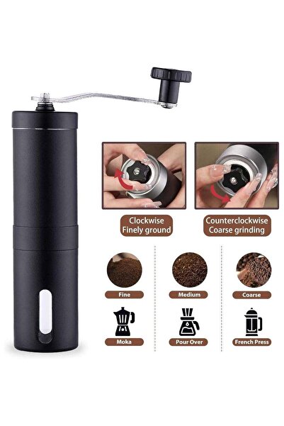 unbranded black manual grinder