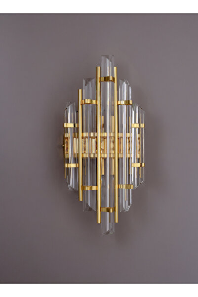 Elite Lighting Helena Cam Modern Gold Rengi Duvar Apliği