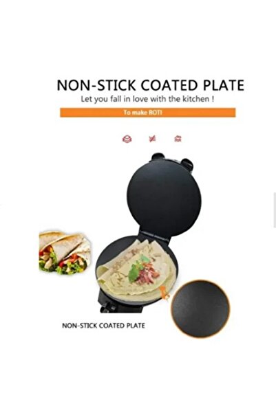 Bonjour Roti Chapati Maker – Non-Stick Flatbread & Tortilla Press with Adjustable Temperature Control