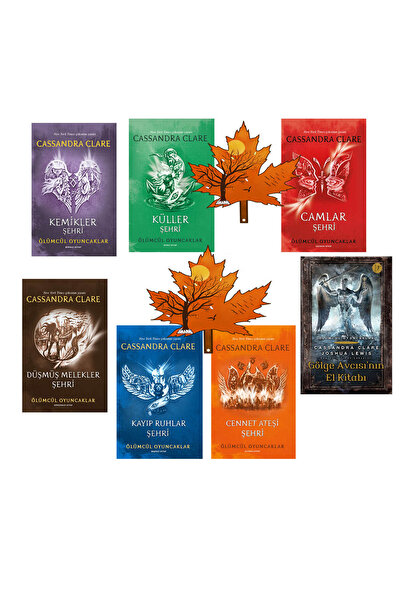Artemis Yayınları ölümcül oyuncaklar -tam set 7 kitap- kemikler şehri - küller şehri - camlar şehri - gölge avcısının